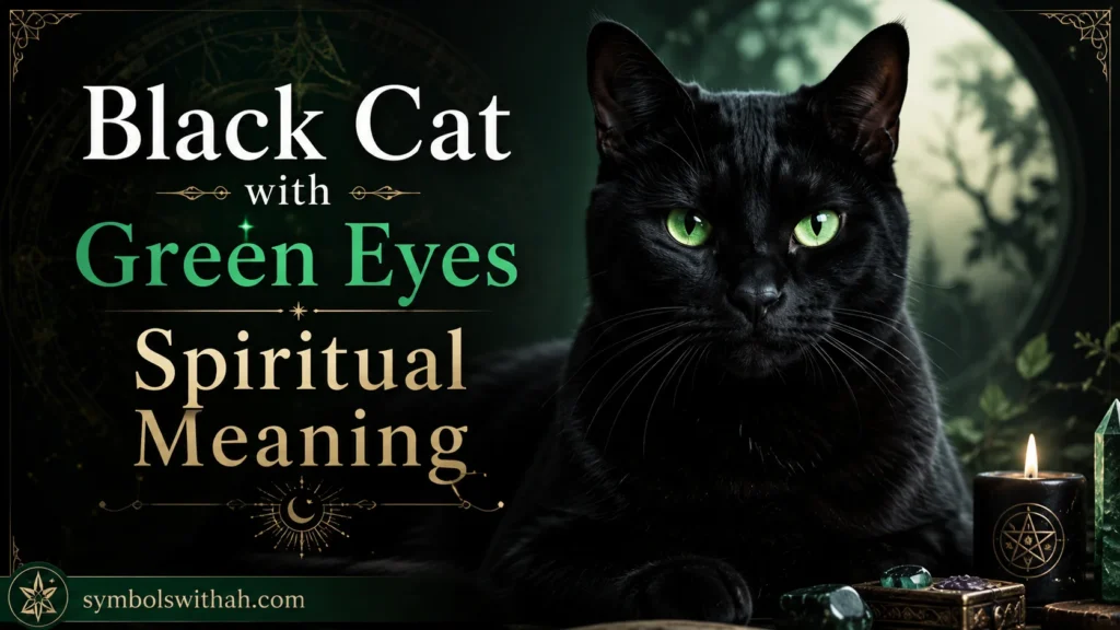 Black Cat with Green Eyes Spiritual Meaning