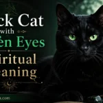 Black Cat with Green Eyes Spiritual Meaning