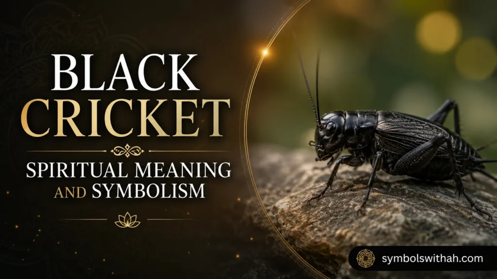 Black Cricket Spiritual Meaning and Symbolism