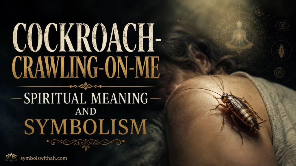 Cockroach Crawling on Me Spiritual Meaning and Symbolism