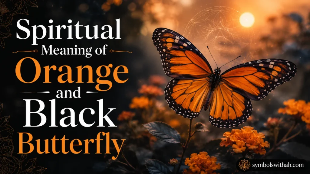 Spiritual Meaning of Orange and Black Butterfly