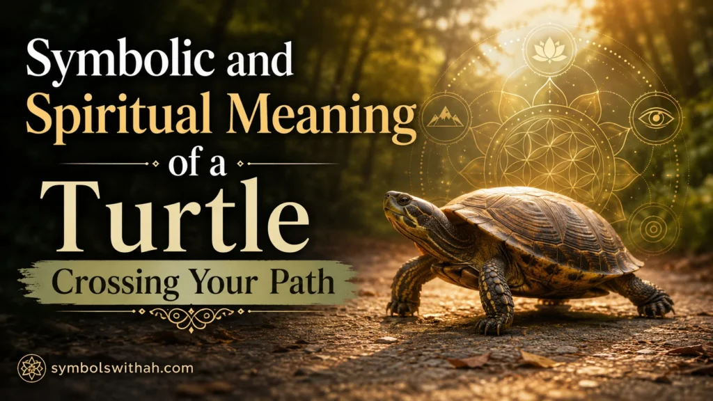 Symbolic and Spiritual Meaning of a Turtle Crossing Your Path