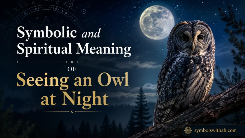 Symbolic and Spiritual Meaning of Seeing an Owl at Night