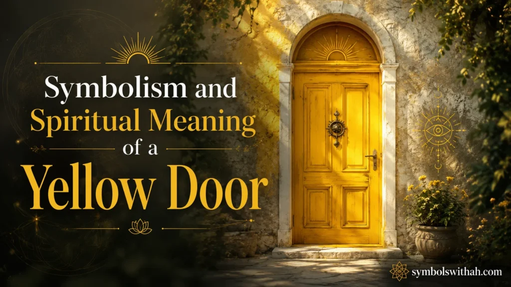 Symbolism and Spiritual Meaning of a Yellow Door