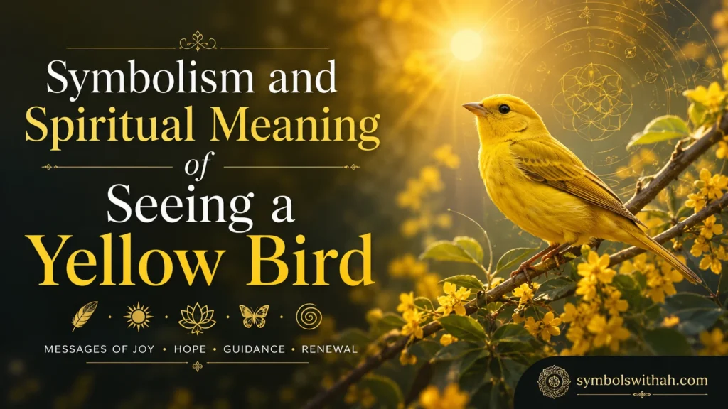 Symbolism and Spiritual Meaning of Seeing a Yellow Bird