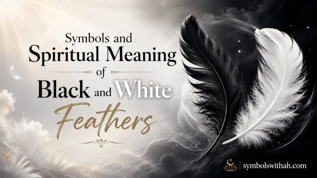 Symbols and Spiritual Meaning of Black and White Feathers