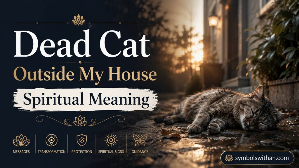 Dead Cat Outside My House Spiritual Meaning
