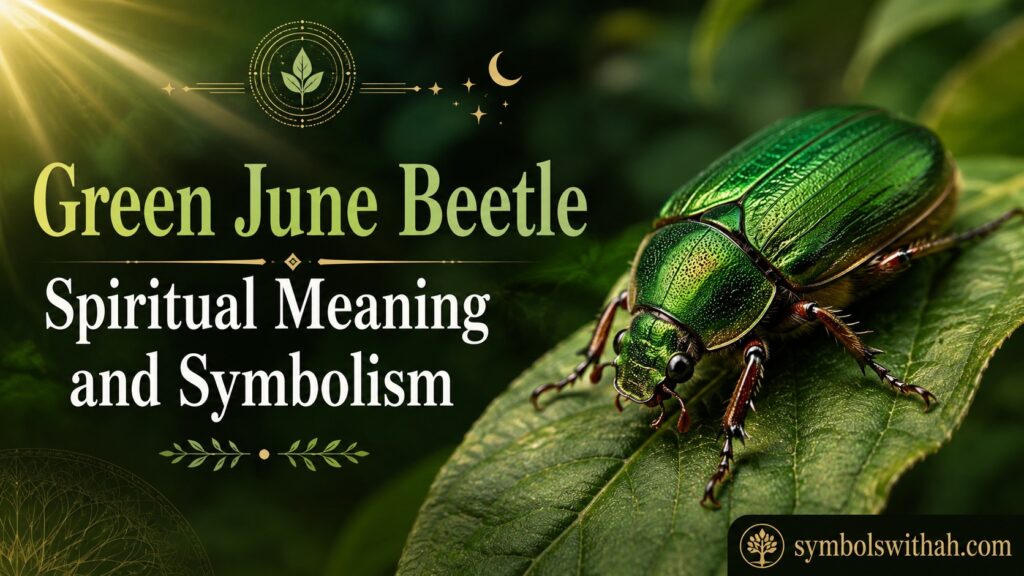 Green June Beetle Spiritual Meaning and Symbolism
