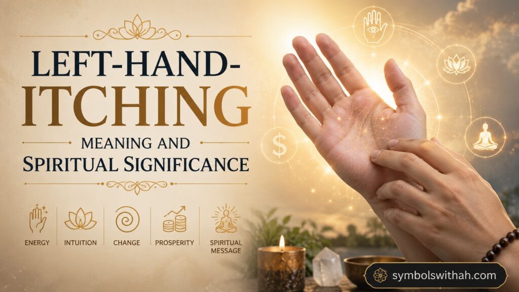 Left Hand Itching Meaning and Spiritual Significance Many people have experienced an itchy left hand and wondered whether it means something beyond dry skin or a simple irritation. Left Hand Itching Meaning and Spiritual Significance has fascinated people for centuries because the hand is often viewed as a symbol of action, receiving, and personal energy. In the United States, many people casually associate an itchy left palm with money, luck, or an upcoming life change. Others see it as an old family superstition passed from generation to generation. Spiritual communities may interpret it as an energetic shift, while skeptics view it as an interesting cultural tradition. Although no scientific evidence proves that an itchy hand predicts future events, the symbolism remains popular because it connects everyday experiences with deeper questions about fortune, intuition, and personal growth. Quick Answer Left Hand Itching Meaning and Spiritual Significance is commonly associated in the United States with receiving money, unexpected changes, or shifts in personal energy. Across different cultures, it can also symbolize intuition, emotional growth, spiritual awakening, or the beginning of a new chapter. TL;DR • Often linked with receiving money or gifts. • Can symbolize emotional or spiritual transformation. • Meanings differ across cultures and traditions. • Popular in American folklore and social media. • Scientific causes should also be considered for persistent itchin What Does an Itchy Left Hand Mean? An itchy left hand is one of the world's best-known superstitions. While interpretations differ, most focus on receiving rather than giving. The Basic Symbolism Many traditions see the left hand as the receiving hand. Common symbolic meanings include: • Incoming money • Unexpected opportunities • Emotional openness • Spiritual awareness • Personal transformation • New relationships Rather than predicting a specific event, many people see the sensation as a reminder to pay attention to changes happening around them. Historical Origins of Left Hand Superstitions The belief that an itchy hand carries meaning goes back hundreds, possibly thousands, of years. Ancient Traditions Ancient civilizations often viewed the hands as symbols of human power and destiny. The left side was frequently connected with mystery, intuition, and hidden knowledge. Some ancient cultures believed bodily sensations were messages from divine forces. Medieval Europe By the Middle Ages, people connected itchy palms with wealth and commerce. Traveling merchants spread many of these beliefs throughout Europe. One common saying suggested: Itchy left palm = money coming in. Itchy right palm = money going out. Although versions differed by region, this idea eventually crossed the Atlanti Left Hand Itching Meaning in the United States American interpretations combine European folklore, family traditions, and modern spirituality. Everyday Beliefs Many Americans smile when someone says: "My left hand is itching—I must be getting some money." While usually said jokingly, the saying remains remarkably common. Common American Associations Situation Meaning in the USA Common Feeling Notes Left palm itching Receiving money Hope Traditional superstition Before payday Financial anticipation Excitement Often humorous During life changes New opportunities Optimism Modern spiritual view Before good news Positive expectations Curiosity Personal interpretation Random itching Coincidence Neutral Scientific explanation also possible Spiritual Meaning of an Itchy Left Hand Many spiritual traditions focus less on predicting money and more on personal energy. Receiving Energy The left side is often viewed as receptive energy. It may symbolize: • Accepting blessings • Opening to abundance • Emotional healing • Increased intuition • Personal reflection • Inner balance Energy Flow Some energy-based practices suggest an itchy left palm reflects changing emotional or spiritual energy rather than external events. This interpretation focuses on awareness rather than fortune telling. Is an Itchy Left Hand a Sign of Good Luck? Many people certainly hope so. Positive Interpretations An itchy left hand is frequently associated with: • Financial gain • Gifts • Career opportunities • Helpful friendships • Positive surprises • New beginnings However, different families and cultures tell different stories. Some traditions actually reverse the meanings of the left and right hands. Left Hand Itching and Money Superstitions Money symbolism is probably the most famous explanation. Why Money? Hands have always represented work, trade, and exchange. Because people receive wages, gifts, and coins with their hands, the connection developed naturally. Popular sayings include: • Money is coming. • Expect unexpected income. • A financial opportunity is nearby. • Prosperity is approaching. Most people treat these sayings as lighthearted folklore rather than literal predictions Cross-Cultural Meanings The symbolism changes around the world. Europe Many European traditions associate the left palm with incoming money. India Some interpretations depend on gender, while others connect the left hand with spiritual energy or fortune. Africa Certain communities associate bodily sensations with ancestral guidance or spiritual awareness. East Asia Interpretations often emphasize balance, personal energy, and harmony rather than financial luck. These traditions are diverse and should not be treated as universal beliefs. Emotional and Psychological Symbolism Even people who do not believe in superstitions sometimes find symbolic value in everyday experiences. Emotional Associations An itchy left hand may remind people of: • Hope • Curiosity • Anticipation • Gratitude • Change • Reflection Psychologists often note that humans naturally search for meaning in ordinary events. This tendency can make harmless superstitions feel personally meaningful. Left Hand Itching in Modern Culture The old belief continues to thrive online. Social Media Videos discussing itchy palms often receive millions of views. Creators frequently connect the sensation with: • Manifestation • Abundance • Positive affirmations • Angel numbers • Energy shifts Most viewers treat these posts as entertainment or personal inspiration. Tattoos and Spiritual Art Hands are common symbols in modern artwork because they represent: • Giving • Receiving • Creativity • Healing • Connection Common Misunderstandings Many myths have grown around itchy hand symbolism. Myth vs. Tradition Some people assume every itchy left hand predicts money. Actually, traditions vary widely. Others believe the symbolism has scientific proof. It does not. Instead, these interpretations belong to folklore, cultural storytelling, and spiritual belief systems. How the Meaning Has Changed Over Time The symbolism has evolved alongside society. Earlier Beliefs Older generations often viewed itchy palms as direct signs of future events. Modern Views Today, people are more likely to interpret the experience symbolically. Many see it as encouragement to stay open to opportunity rather than expecting a guaranteed prediction. This shift reflects a broader movement toward personal spirituality instead of fixed superstition. Should You Ignore an Itchy Left Hand? Symbolic Meaning vs. Physical Cause Occasional itching is common. Possible everyday causes include: • Dry skin • Allergies • Soap irritation • Weather changes • Frequent hand washing Persistent itching, pain, swelling, or a rash deserves medical attention instead of relying on symbolic explanations. Symbolism can coexist with practical self-care. Frequently Asked Questions Does an itchy left hand always mean money is coming? No. While that is the most popular belief, many traditions interpret it as emotional growth, spiritual change, or increased intuition. Is the left hand different from the right hand spiritually? Many traditions describe the left hand as receiving energy and the right hand as expressing or giving energy. However, beliefs vary widely. Is left hand itching good luck? Many people consider it a positive sign connected with abundance or opportunity. Others simply enjoy it as an old superstition. Why do different cultures explain it differently? Beliefs develop through history, religion, local customs, and storytelling. As traditions spread, their meanings naturally changed. Can science explain an itchy left hand? Yes. Dry skin, allergies, eczema, insect bites, and irritation are common physical causes. Symbolic meanings exist alongside—not instead of—medical explanations. Why is this belief still popular today? Simple superstitions are easy to remember and share. They also offer people a comforting way to think about uncertainty and change. Conclusion Left Hand Itching Meaning and Spiritual Significance continues to capture people's imagination because it blends folklore, spirituality, and everyday experience. Whether someone sees an itchy left palm as a sign of incoming money, a shift in personal energy, or simply an interesting family tradition, the symbolism has remained surprisingly resilient across generations. Today, many Americans view the belief with a mix of curiosity and humor, while others find genuine personal meaning in it. Whatever your perspective, the tradition serves as a reminder that people have always searched for meaning in ordinary moments, transforming a simple sensation into a symbol of hope, possibility, and new beginnings.