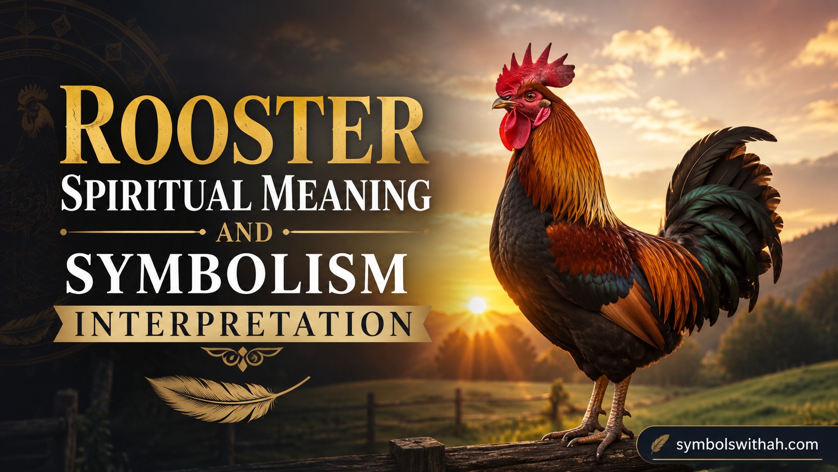 Rooster Spiritual Meaning and Symbolism Interpretation