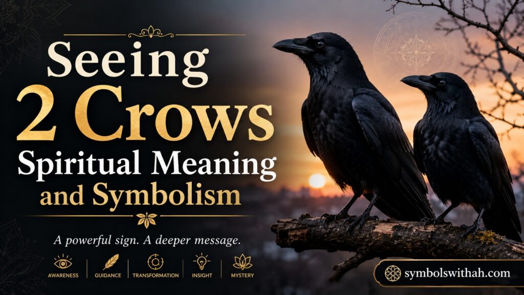 Seeing 2 Crows Spiritual Meaning and Symbolism