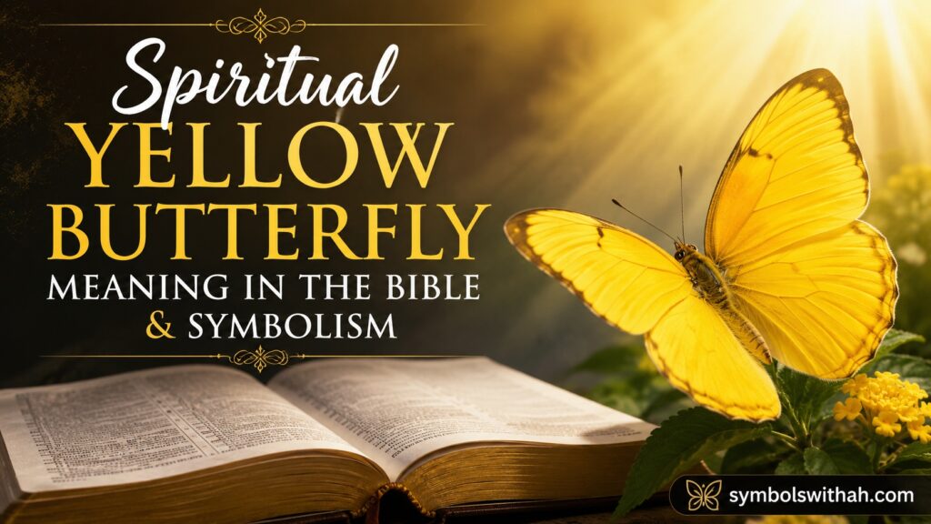 Spiritual Yellow Butterfly Meaning in the Bible & Symbolism