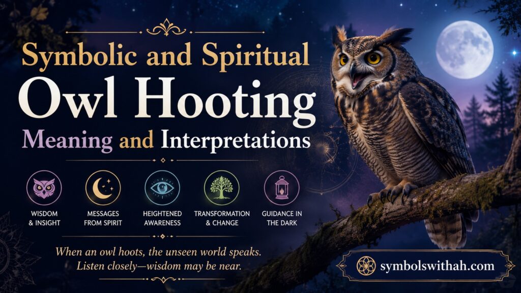 Symbolic and Spiritual Owl Hooting Meaning and Interpretations