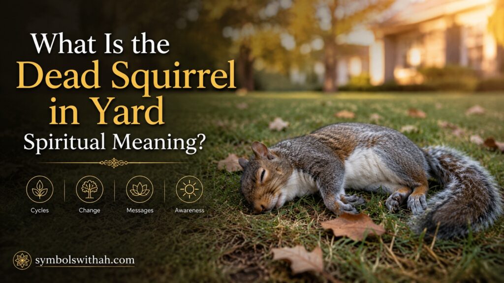 What Is the Dead Squirrel in Yard Spiritual Meaning?