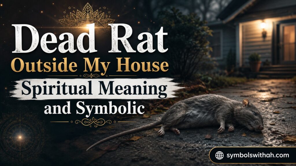 Dead Rat Outside My House Spiritual Meaning