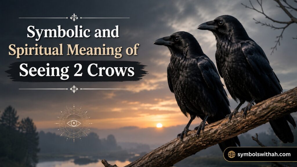 Seeing 2 Crows: Spiritual Meaning & Symbolism