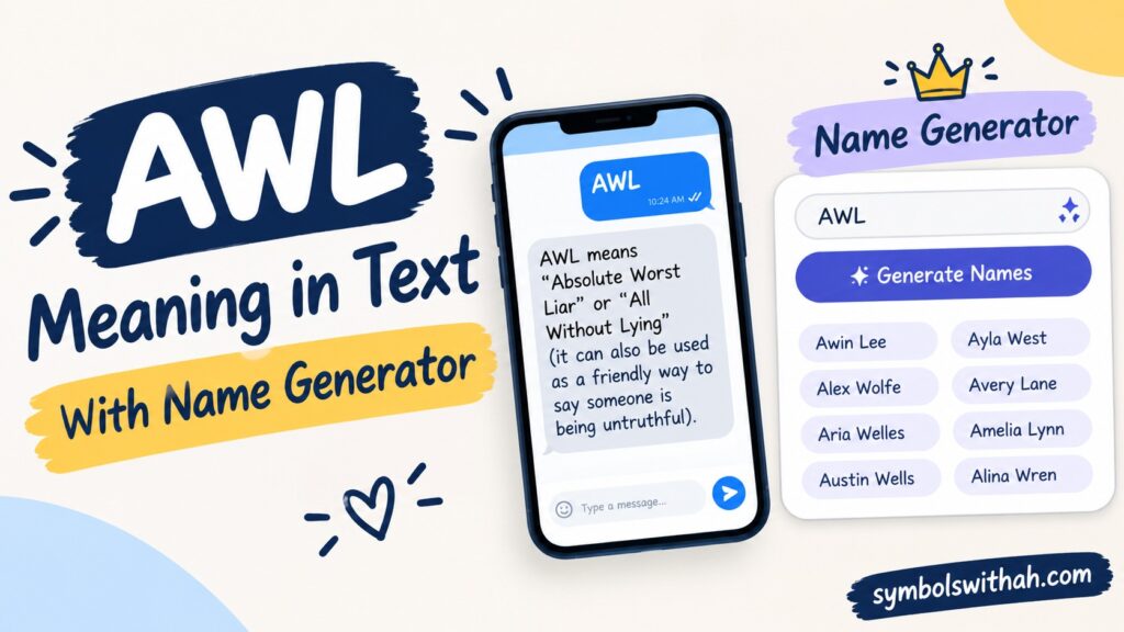 AWL Meaning in Text