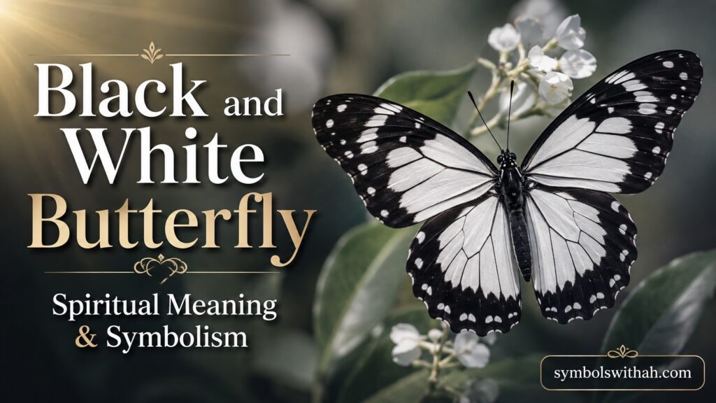 Black and White Butterfly Spiritual Meaning & Symbolism