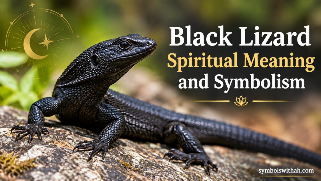 Black Lizard Spiritual Meaning and Symbolism