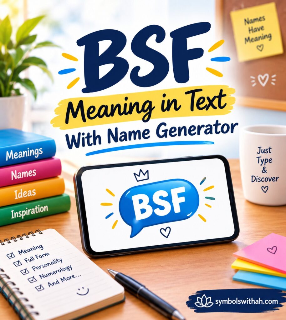 BSF Meaning in Text
