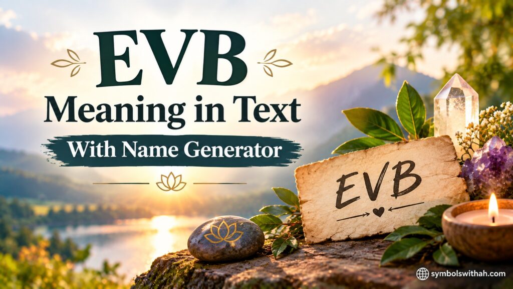 EVB Meaning in Text