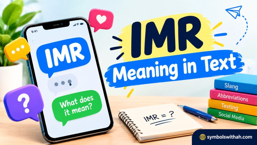 IMR Meaning in Text
