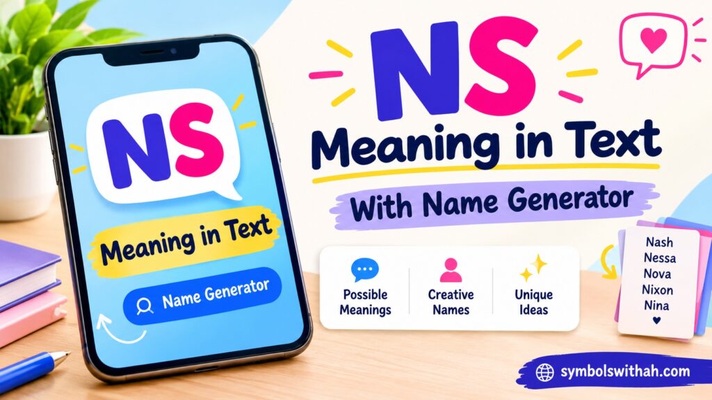 NS Meaning in Text