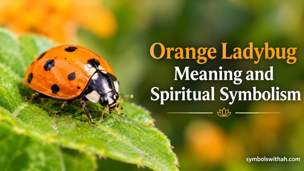 Orange Ladybug Meaning and Spiritual Symbolism