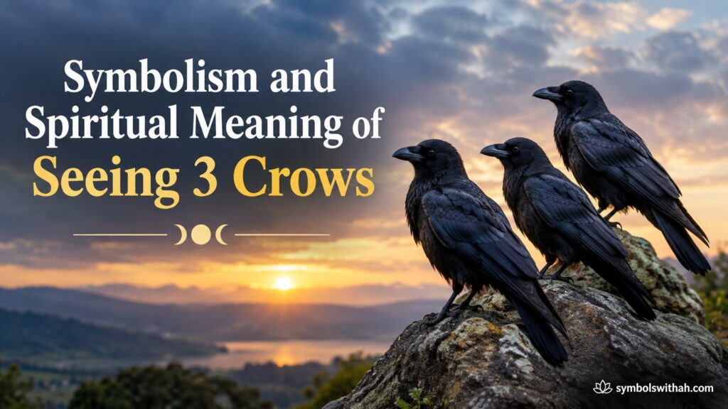 Symbolism and Spiritual Meaning of Seeing 3 Crows
