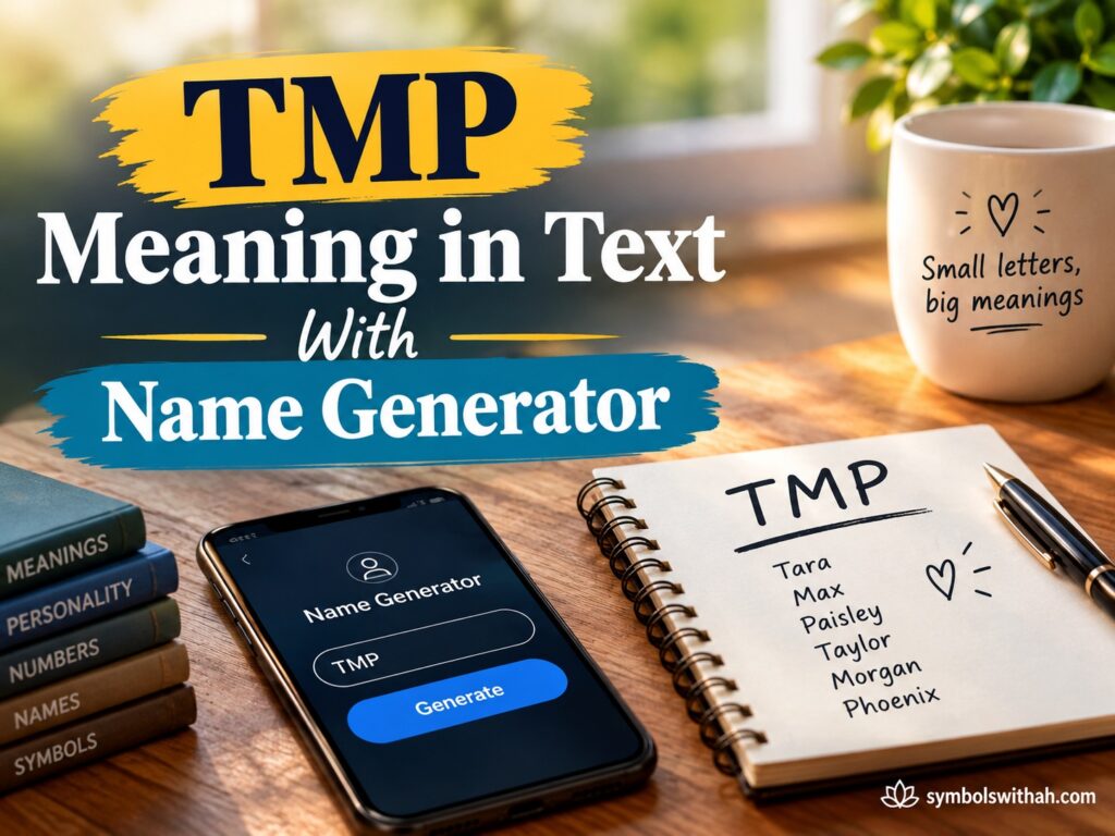 TMP Meaning in Text