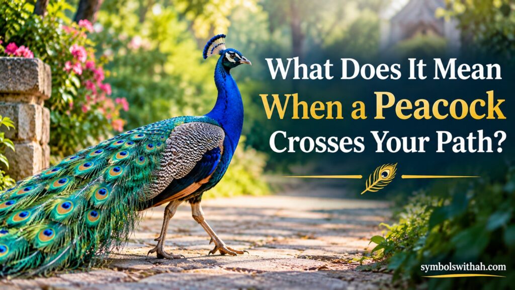 What Does It Mean When a Peacock Crosses Your Path?