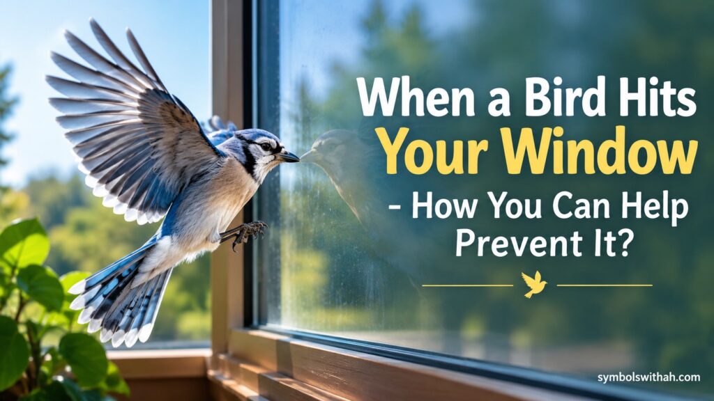 When a Bird Hits Your Window -How You Can Help Prevent It?