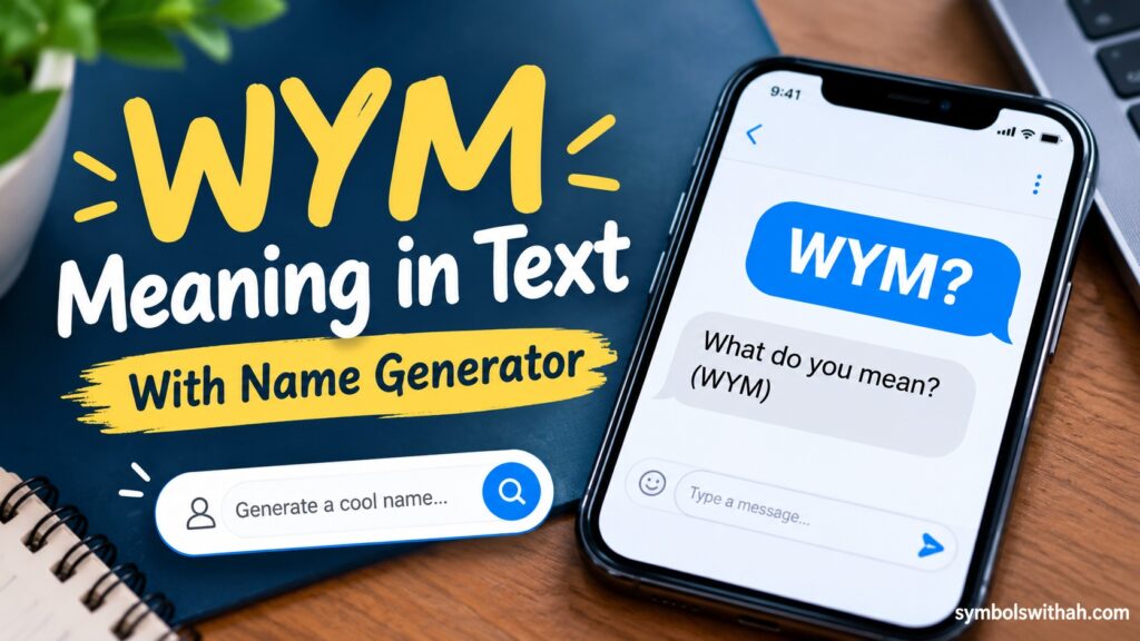 WYM Meaning in Text