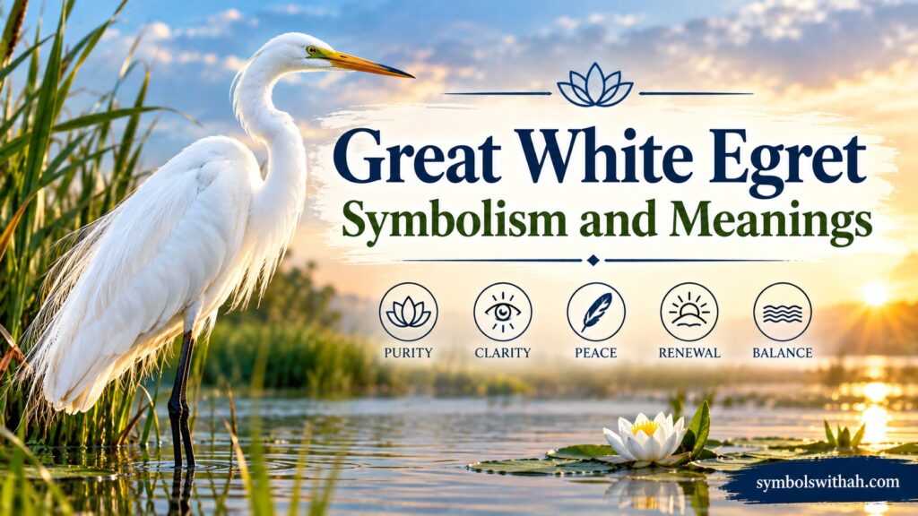 Great White Egret Symbolism and Meanings