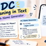 DC Meaning in Text