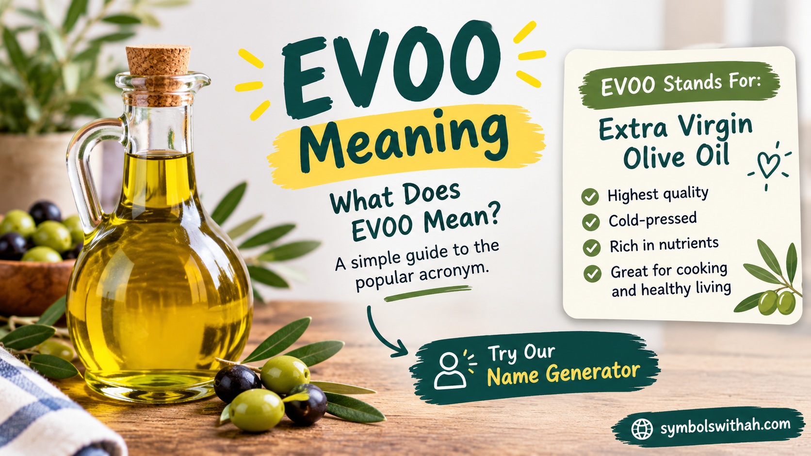 EVOO Meaning
