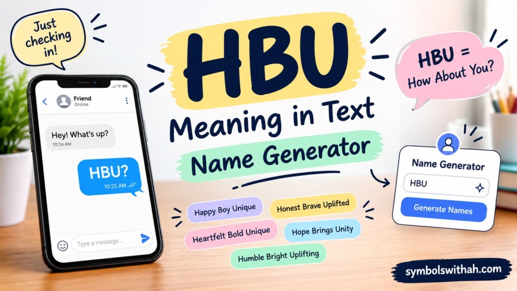 HBU Meaning in Text