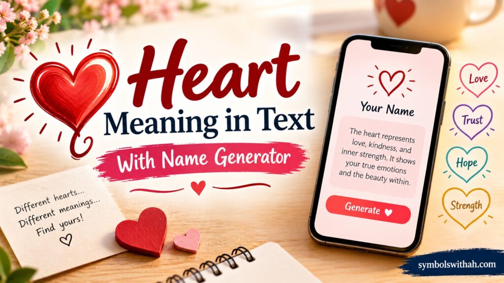 Heart Meaning in Text