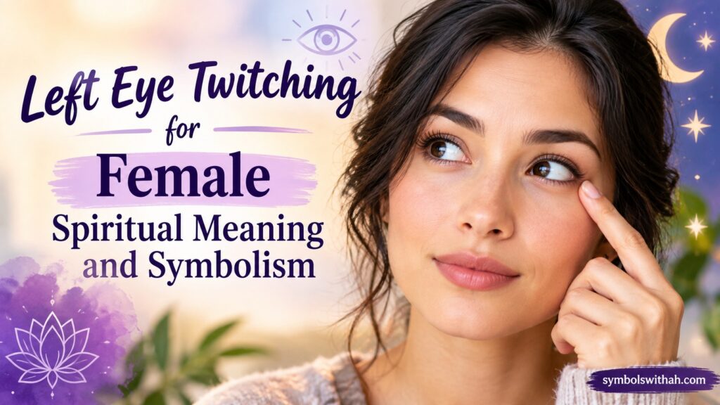 Left Eye Twitching for Female Spiritual Meaning and Symbolism